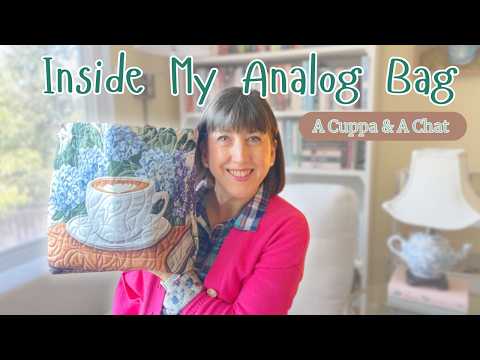 My Analog Bag, Tea, & Comfort Reads || A Cuppa & A Chat