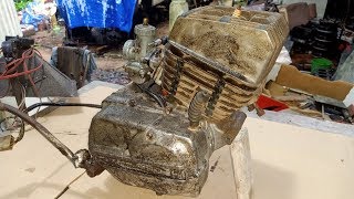 Yamaha125 Engine restoration | Yamaha 125 Two stroke engine rebuild (1979)