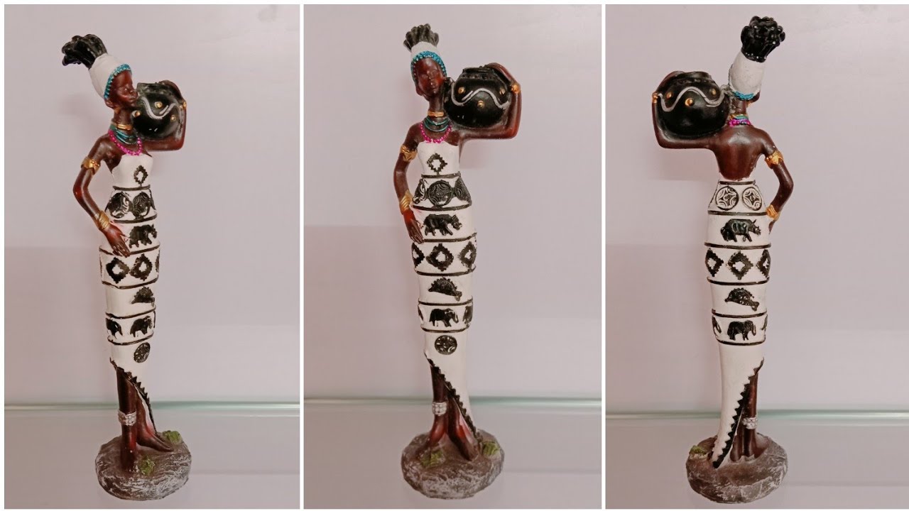 African tribal dolls|African home decor ideas|Diy African doll 