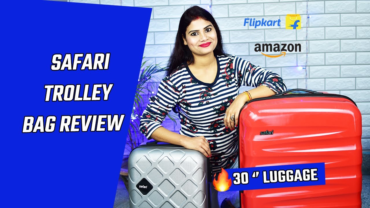 flipkart safari trolley bags