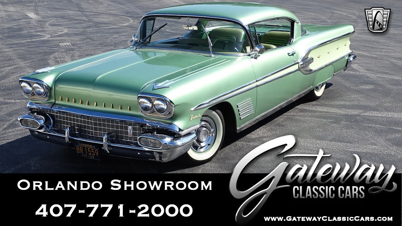 1958 Pontiac Bonneville Gateway Classic Cars Orlando 1495 YouTube