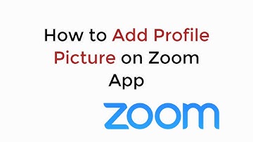 How to Add Profile Picture on Zoom App (2020)