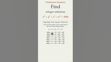 2023 Number Challenge: Find sum of four squares that is equal to 2023