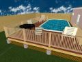 Hallfrisch Deck design 3d model Hallfrisch Deck design 3d model