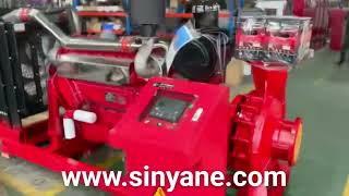 Fire Fighting Diesel Engine Centrifugal Water Pump.​Chongqing Sinyane Pump Manufacture.​