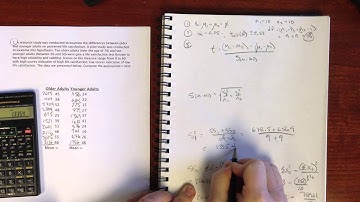 PSYC3530 ttest Problem 1