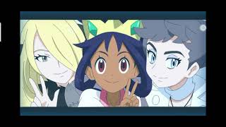 Iris takes Selfie with Cynthia and Diantha.||Pokemon Journeys Ep-115.||