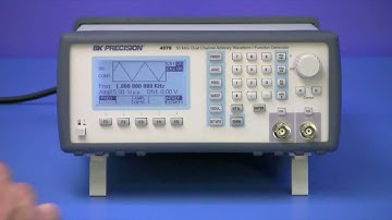 Model 4079 - 50 MHz Dual Channel Arbitrary Waveform / Function Generator Demo
