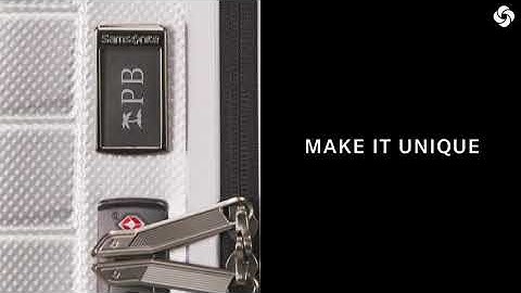MAKE IT YOURS - Personalise Your Samsonite with EMBOSSING