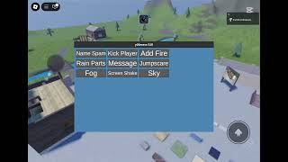 Celebrity Roblox Script Showcase | y00mess GUI | Universal Script | Jumpscare, Fog & more Wealth