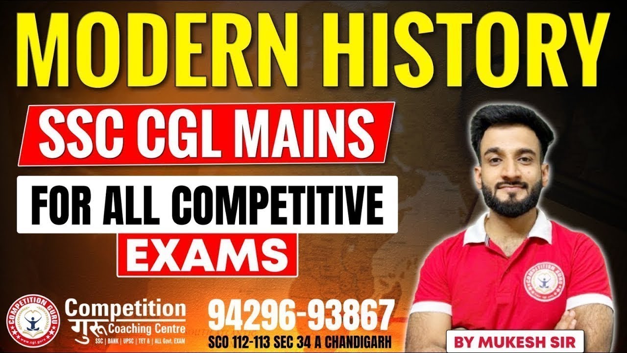 Modern History for SSC CGL Mains – Complete Crash Course for All Competitive Exams 🔥