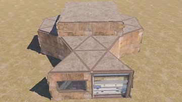 Rust Simple 2x2 Starter Base Design 2022 (SOLO) "How to Build"
