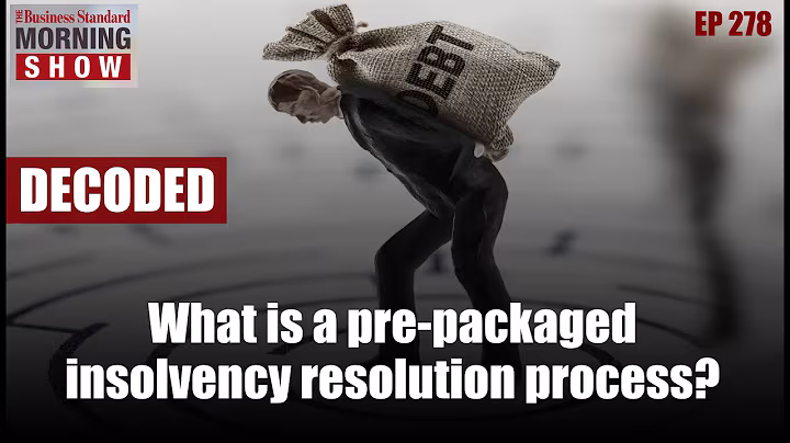 What is a pre-packaged insolvency resolution process?