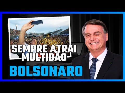 BOLSONARO SEMPRE ATRAI MULTIDÃO | ANA PAULA HENKEL