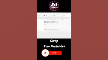How to Swap Two Variables in Python (Python Program Demo)