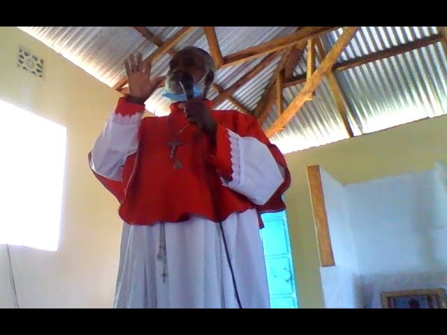 Cardinal Maurice Akello Teaching In Masenomp4 1 class=