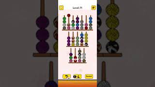 Wool Ball Sort Puzzle Level 71 | Wool Ball Sort Puzzle 71 screenshot 1