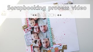 Scrapbooking process video ~ DLS #42 Life is a journey ~ familieportret