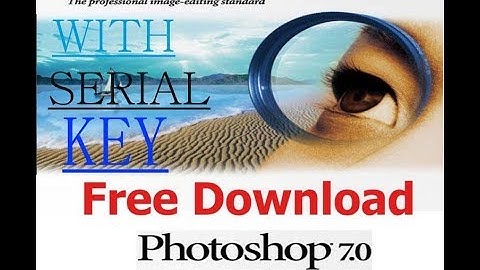How to download and install adobe photoshop 7.0 in windows free with key in hindi BY Computer master