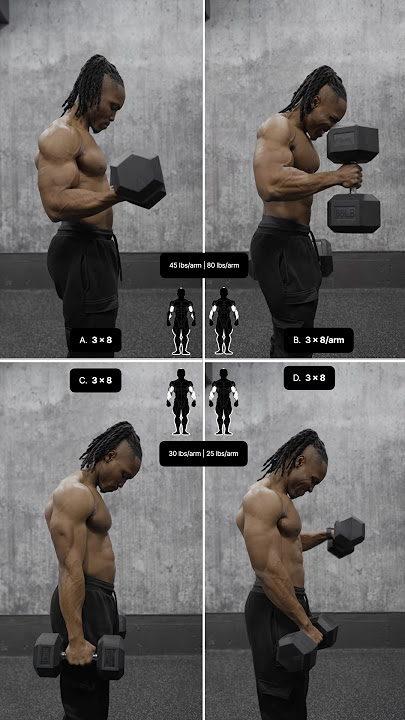 Dumbbell biceps   forearm movements to try!🔥