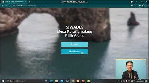 Demo Aplikasi Sistem Informasi Warga Desa Berbasis Web