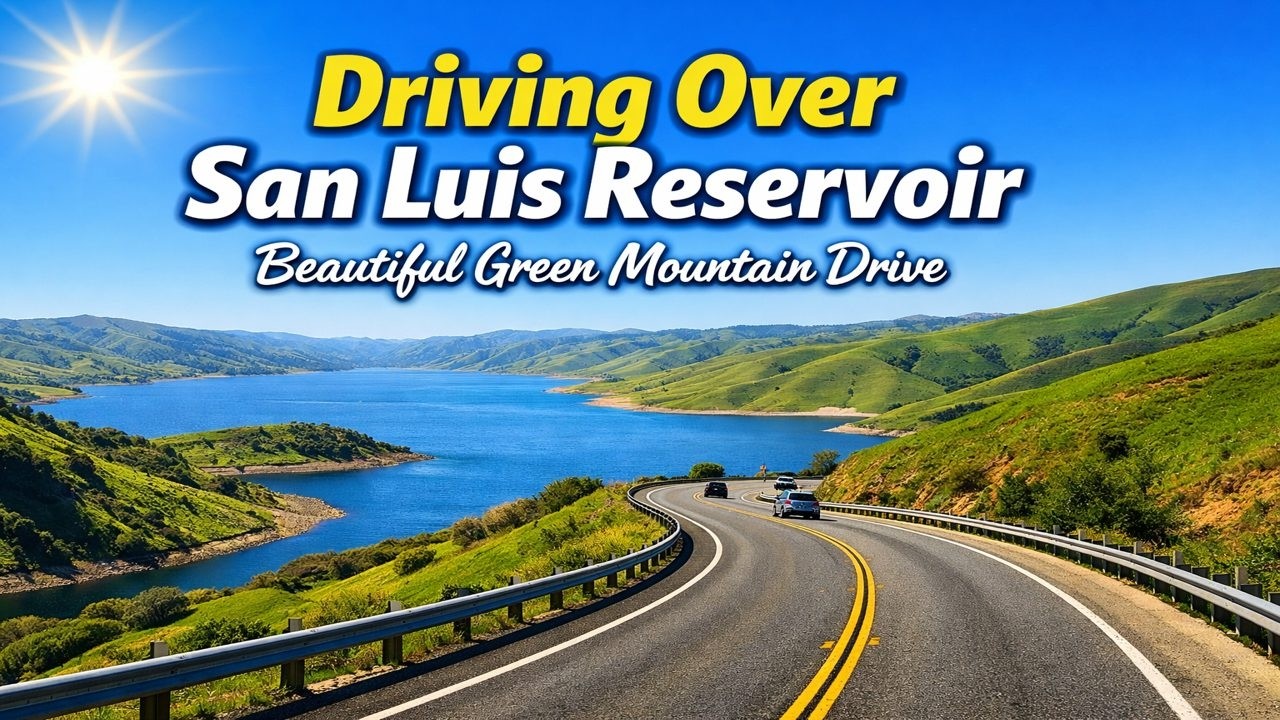 This Drive Over San Luis Reservoir Is Stunning! | California Scenic Hwy 152
