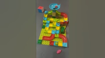 Satisfying building blocks marble run asmr Ep 679. #asmr #satisfying #marblerun