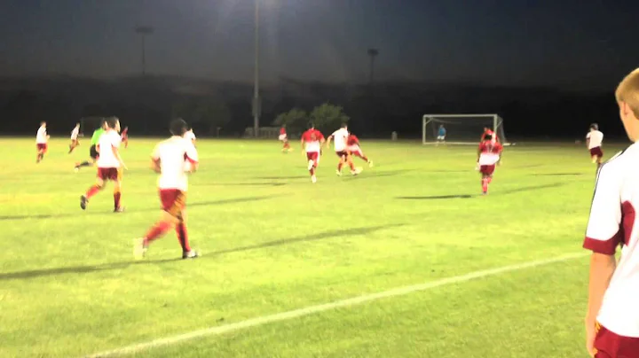 Evan Waldrep skillful move to goal