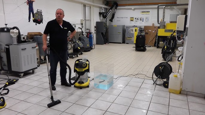 Test Karcher WD6 Premium, L'aspirateur eau et poussière le plus puissant de  la gamme ?