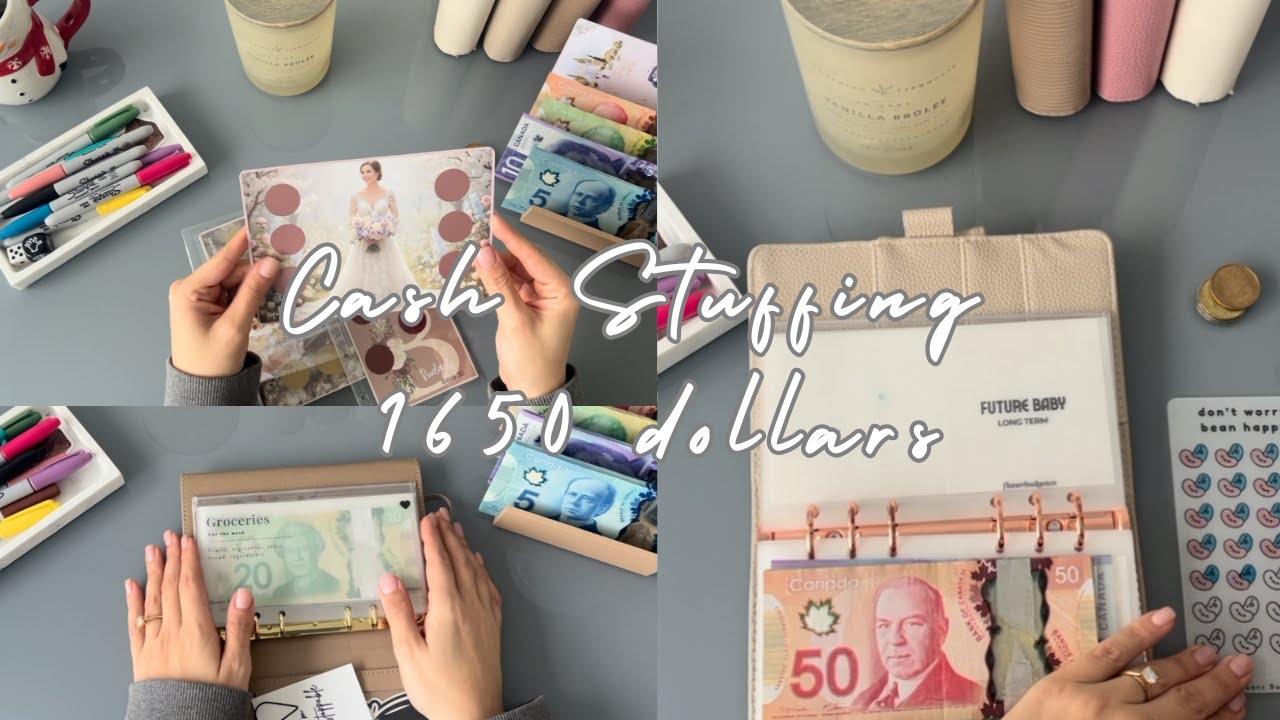 Cash Stuffing-November Second Paycheck-Canadian Currency 