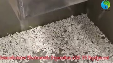 Manufacturer electrostatic separation ABS and PS equipment