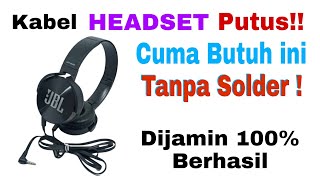 Download lagu How to repair a JBL HEADSET whose cable is disconnected, without soldering 100% successful