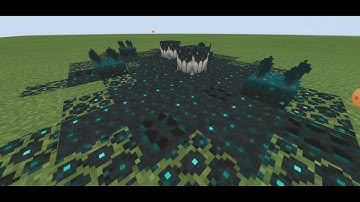 Minecraft Caves and Cliffs addons change sculk block animation and some other block has been updated