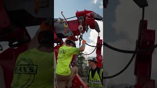 This Motor Grader Caught Fire Mid-Job On A New Highway Build And Needed To Get Off The Job Site