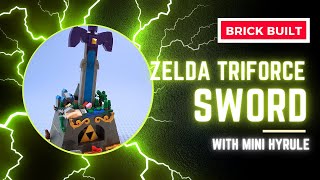 Zelda Triforce Sword & mini Hyrule| Alternative Build | Timelapse