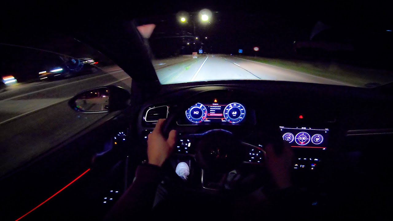 Vw Golf Gti Tcr Mk7 5 Night Drive Pov By Autotopnl