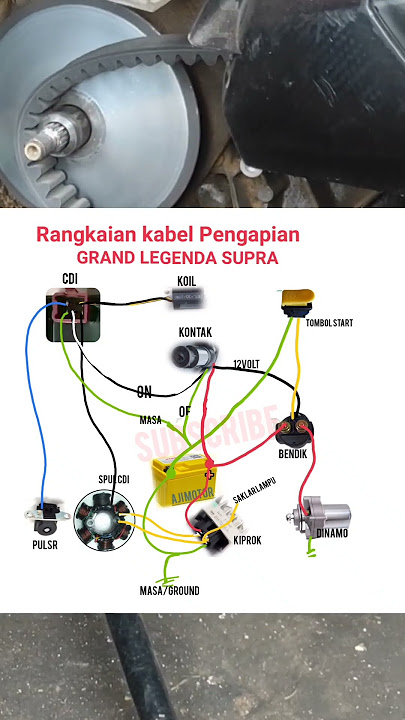 Skema pengapian motor grand Supra legenda