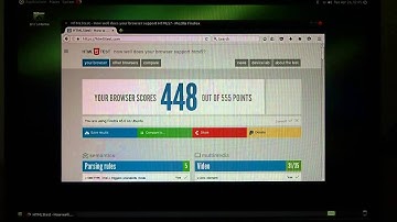 HTML5 test on Ubuntu MATE 16.04 on Raspberry Pi 3