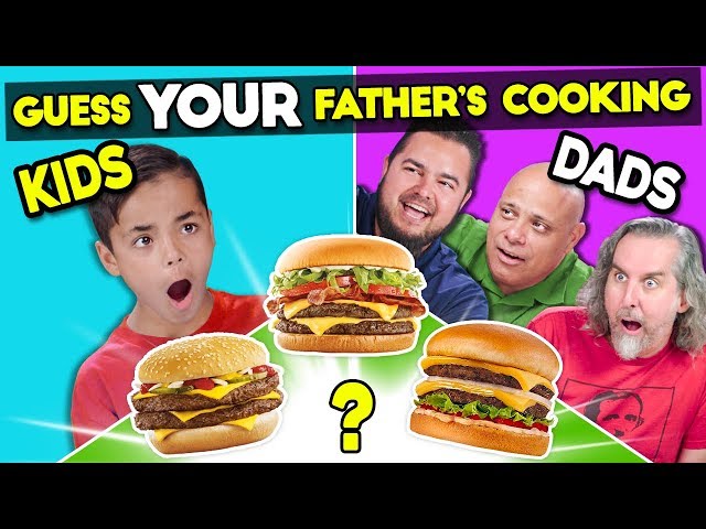 Can Kids Guess Their Father’s Cooking? class=