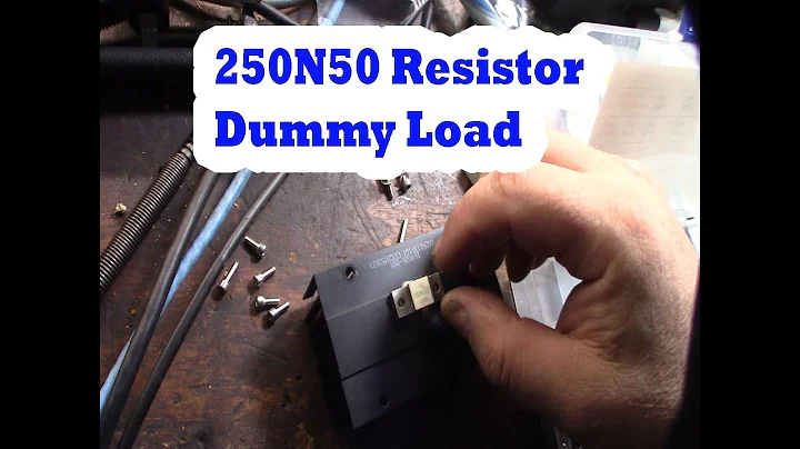 250W 50 ohm dummy load build using 250N50 resistor, NanoVNA troubleshooting CB HF HAM