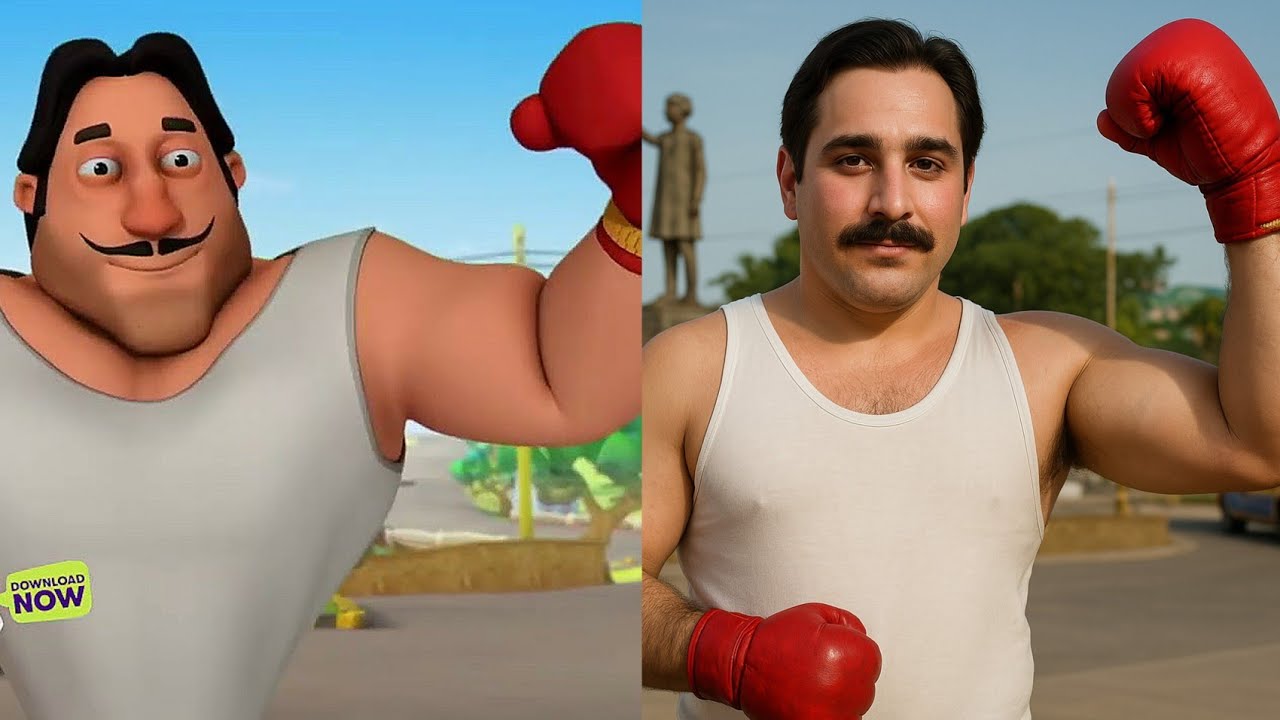 Motu Patlu Characters In Real Life | Inspired by Cosmos-Maya's Motu Patlu | Fan-Made Skit For Fans