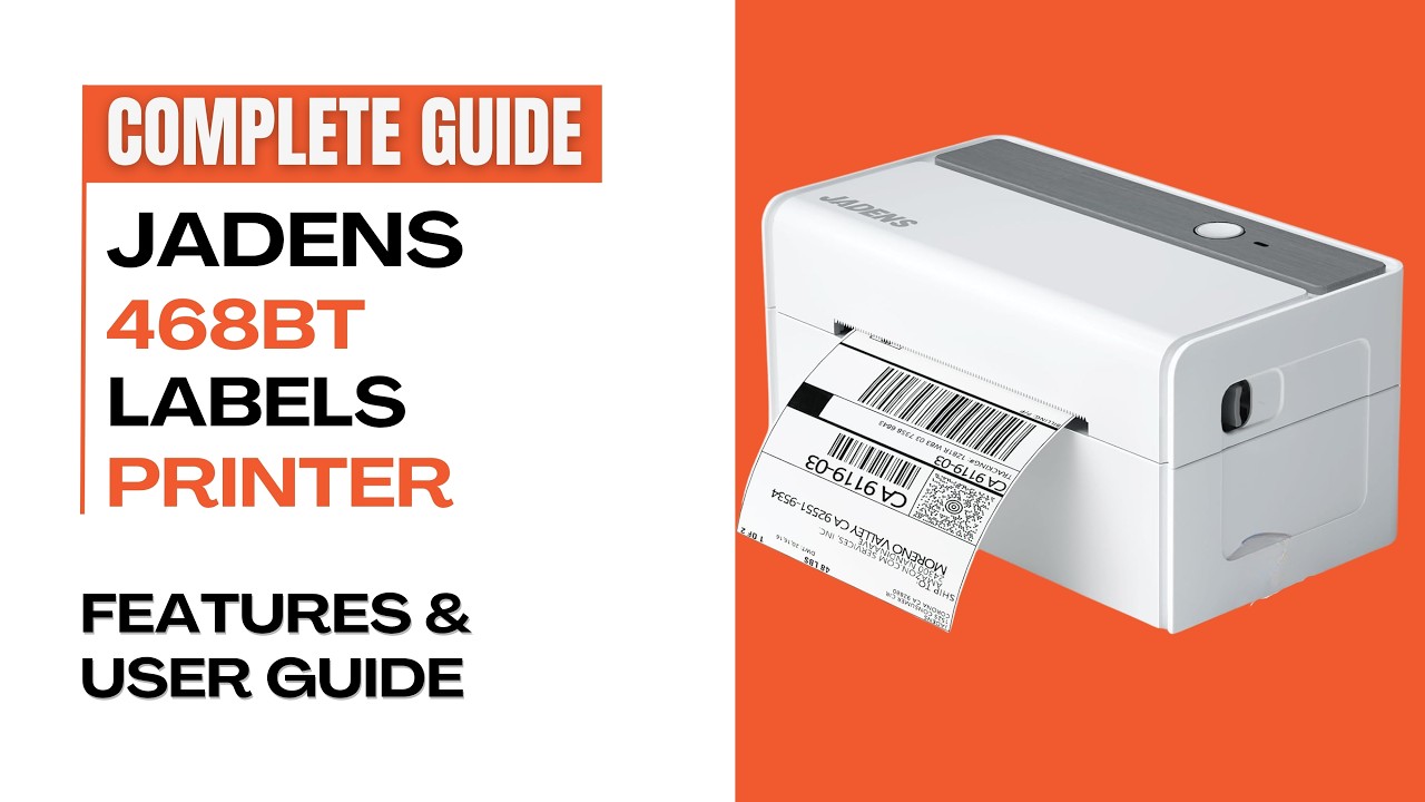 How to Use: JADENS 468BT Labels Printer User Manual | Features