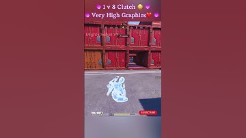 1 v 8 Clutch ❤️| Op Movement Skills 😳 #codm #codmobile #callofdutymobile #codmbr #codmshorts #shorts