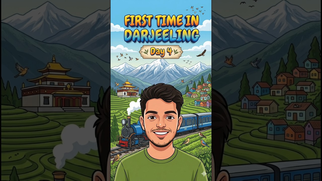 Gangtok To Darjeeling 🏔️🇮🇳| Day-4 #minivlog #travel #shorts #foryou