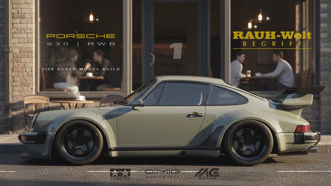 完成品 塗装済 タミヤ 1/24 ポルシェ 911 930 ターボ RWB仕様 【公式通販】