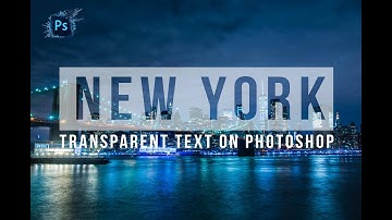 Transparent text effect photoshop tutorial #jkl4you