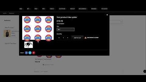Product Stickers - Images and Icon Module