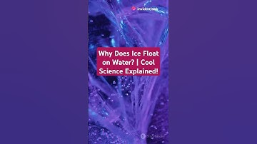 Why Does Ice Float on Water? | Cool Science Explained!#IceFloat #CoolScience #Density #WaterScience