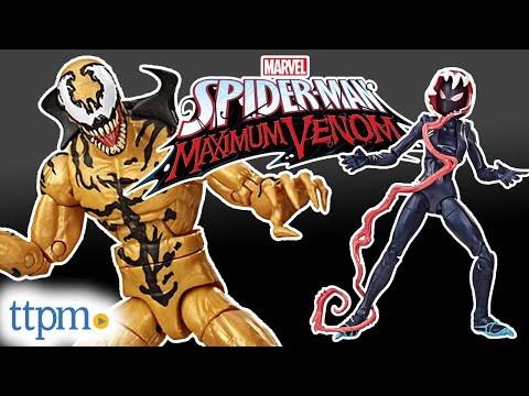Marvel Legends Venom Phage & Spider-Man Maximum Venom Ghost-Spider Figures  Review 2021 | TTPM