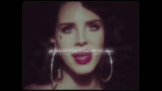 Young And Beautiful- Lana Del Rey Lyrics Video